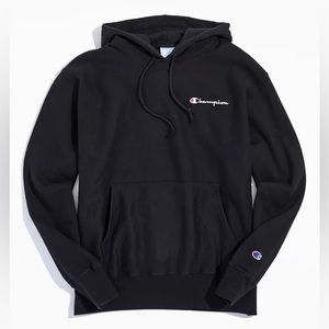 Black Champion Drawstring Hoodie